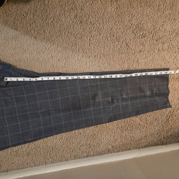 Joseph A. Bank 43R gray 100% wool suit and pants - Picture 9 of 12